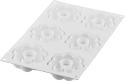 Moule silicone 6 truffle crown 30 x 17,5 cm Silikomart