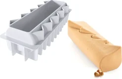 Moule silicone Winter pine bûche sapin 25 x 8 cm Silikomart