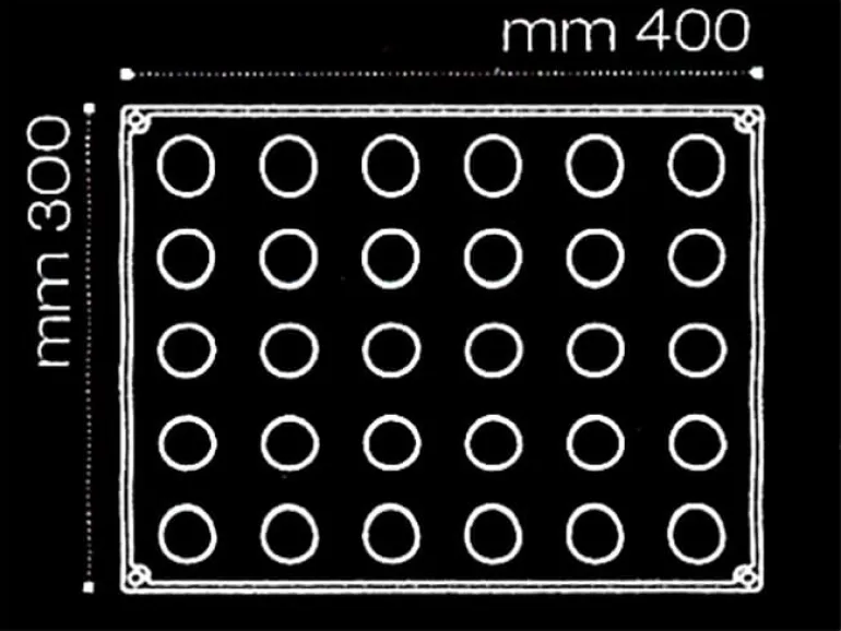 Moule sphère Pavoflex Ø 3 cm 40 x 30 cm Pavoni