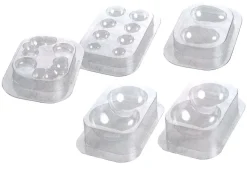 Moules thermoformés Effy 3D kit de 5 pièces Silikomart