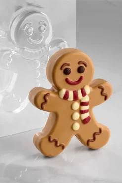 Moules thermoformés Gingerman par Fabrizio Fiorani 12,8 x 16 x ht 4 cm Pavoni