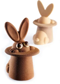 Moules thermoformés Magic Bunny 3D kit de 10 pièces Pavoni