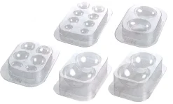 Moules thermoformés Teddy 3D kit de 5 pièces Silikomart