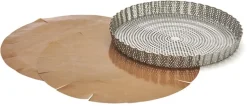 Moule à tarte cannelé perforé fond amovible Ø 28 cm De Buyer
