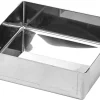 Moule à tartelette carré inox 8 x 8 cm Mallard Ferrière