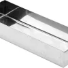 Moule à tartelette rectangle inox 11,5 x 4 cm Mallard Ferrière
