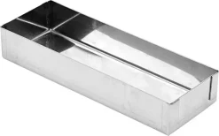 Moule à tartelette rectangle inox 11,5 x 4 cm Mallard Ferrière