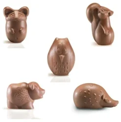 Moule thermoformé Fritures Animaux de la forêt Valrhona