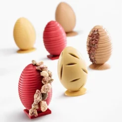 Moule thermoformé 3 oeufs de Pâques Valrhona