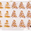 Moule thermoformé pré-imprimé Sapin de noël décoré 5,2 x 3,5 cm Florensuc