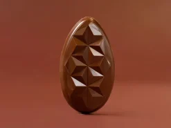 Moule thermoformé Tablette de Pâques à facettes Valrhona