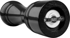 Moulin à poivre laqué noir hauteur 20 cm Ibili