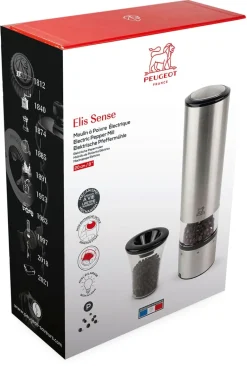 Moulin à poivre électrique Elis Sense 20 cm Peugeot