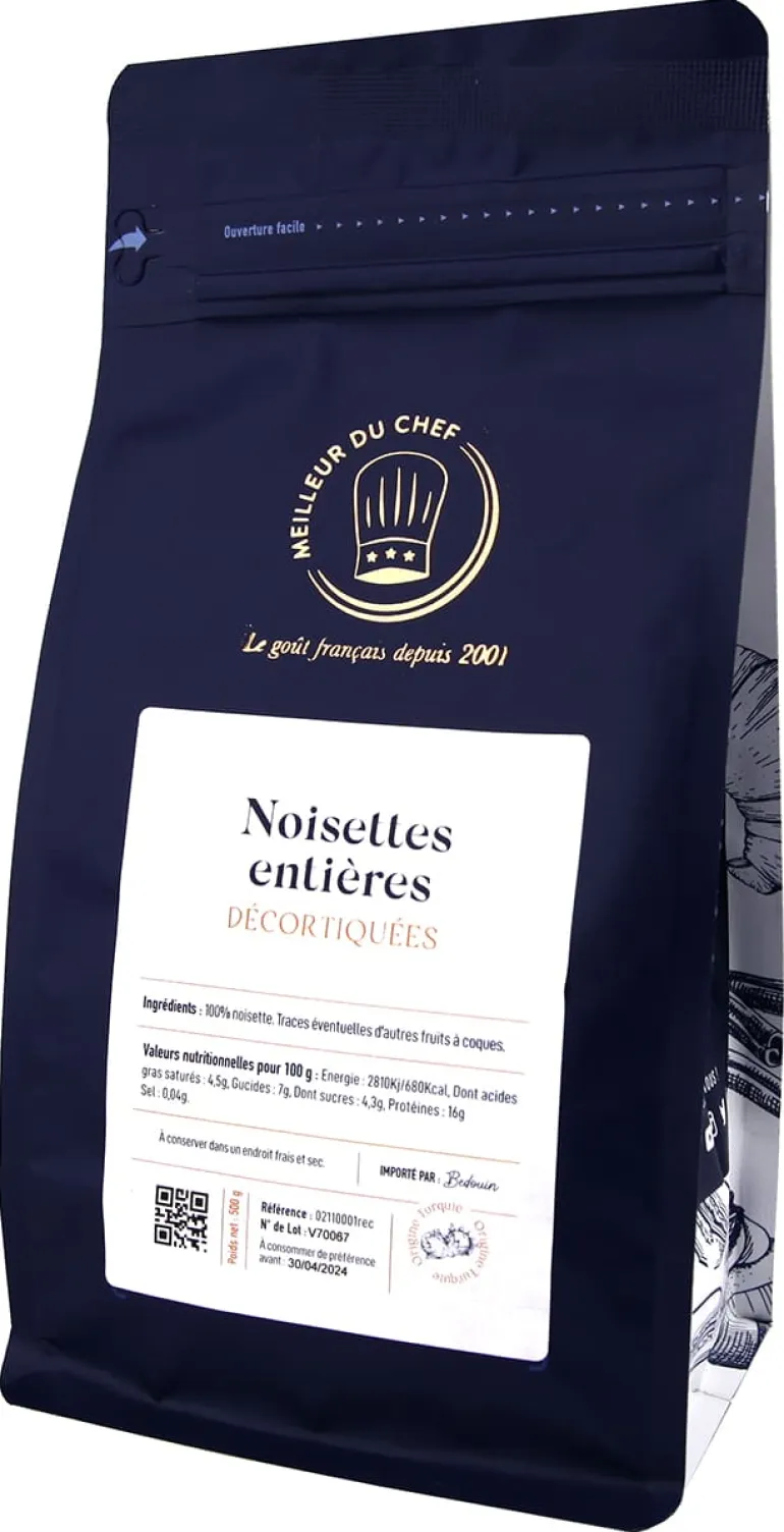 Noisette entière décortiquée 500 g