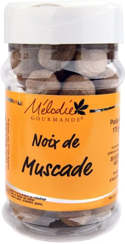 Noix de muscade entière 175 g Mélodie Gourmande