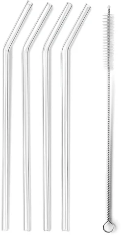 Paille en verre (x 4) Lacor