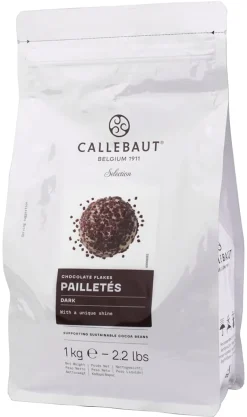 Pailletés chocolat décor fin 1 kg Callebaut