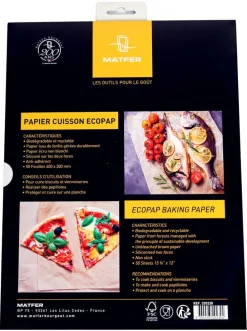 Papier de cuisson Ecopap 50 feuilles 40 x 30 cm Matfer