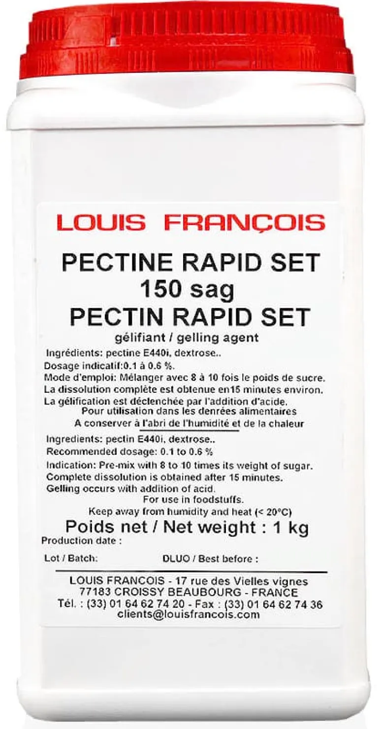 Pectine Rapid Set (gélifiant) 1 kg Louis François