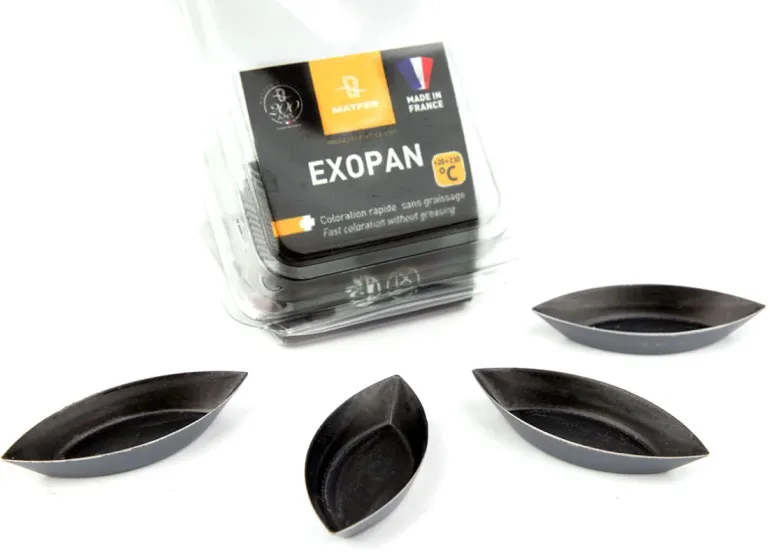Petit four bâteau (x 25) Exopan® long 6,5 cm Matfer
