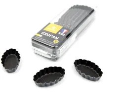 Petit four ovale cannelé (x 25) Exopan® long 4,5 cm Matfer