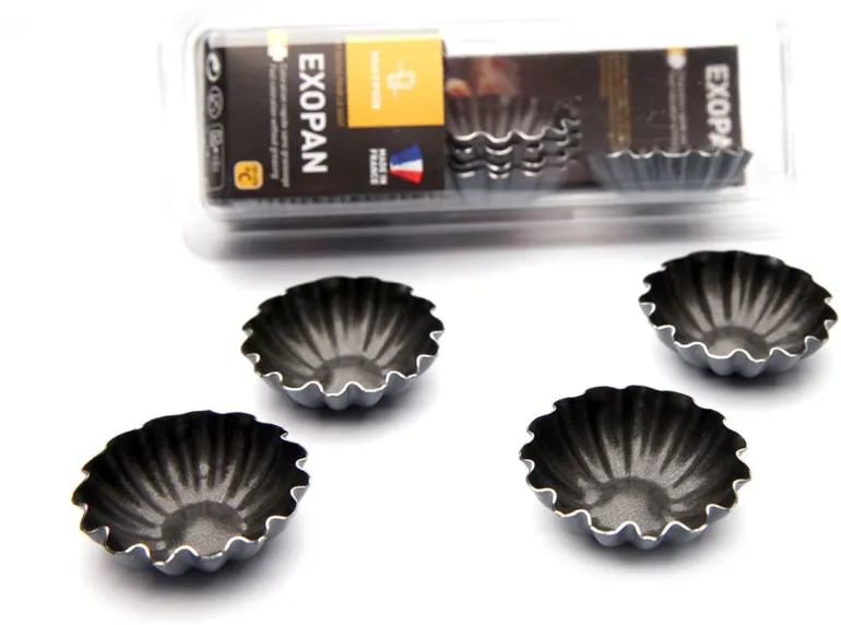 Petit four rond marguerite (x 25) Exopan® Ø 4,5 cm Matfer