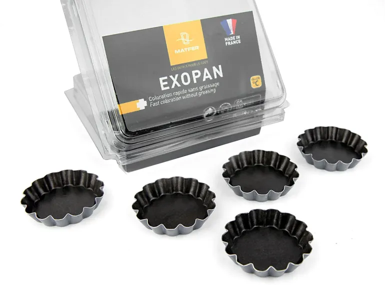 Petit four tartelette cannelée (x 25) Exopan® Ø 4,5 cm Matfer
