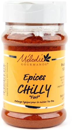 Épices pour chili con carne 120 g Mélodie Gourmande