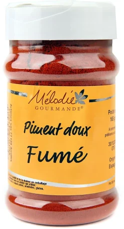Piment doux fumé 165 g Mélodie Gourmande