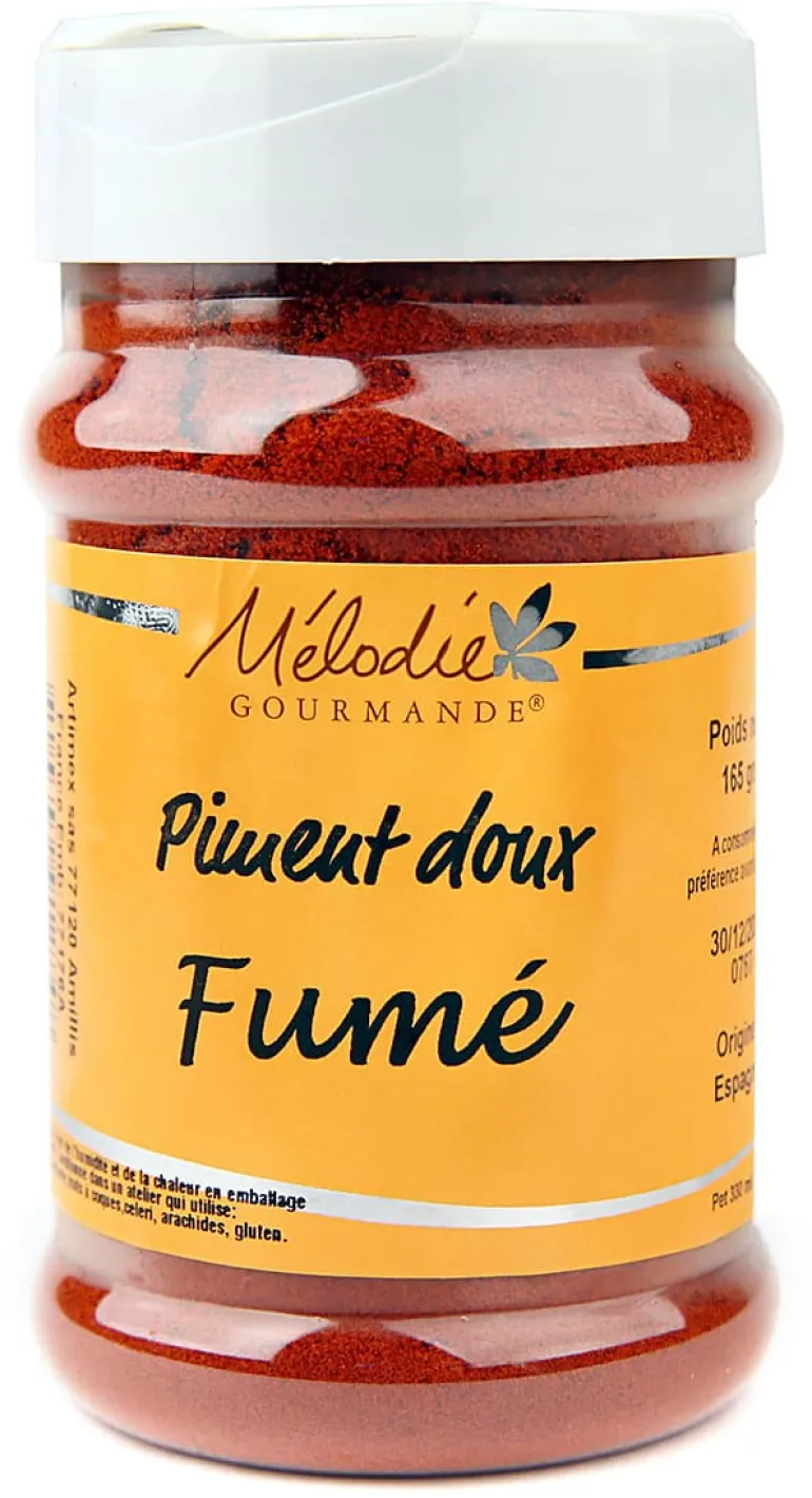 Piment doux fumé 165 g Mélodie Gourmande