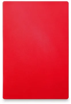 Planche à découper professionnelle rouge 60 x 40 cm