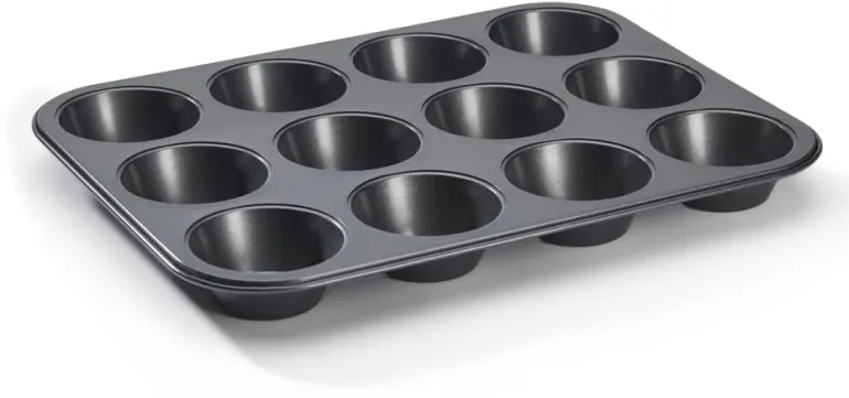 Plaque anti-adhérente 12 muffins 34 x 26 cm De Buyer