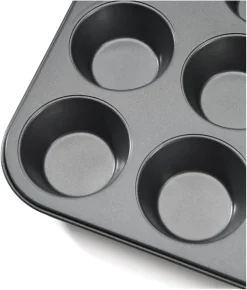 Plaque anti-adhérente 12 muffins 34 x 26 cm De Buyer