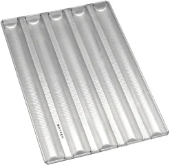 Plaque à baguette professionnelle Alu-Gaufer 5 baguettes 60 cm Matfer