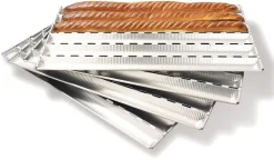 Plaque à baguette professionnelle Alu-Gaufer 6 baguettes 75 cm Matfer