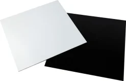 Plaque carton rectangle Blanc et noir 20 x 30 cm (x 10) Meilleur du Chef