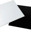 Plaque carton rectangle Blanc et noir 20 x 30 cm (x 50) Meilleur du Chef