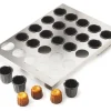 Plaque de cannelés Exoglass® Ø 3,5 x ht 3,5 cm (x 30) Matfer