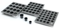 Plaque de cannelés Exoglass® Ø 3,5 x ht 3,5 cm (x 30) Matfer