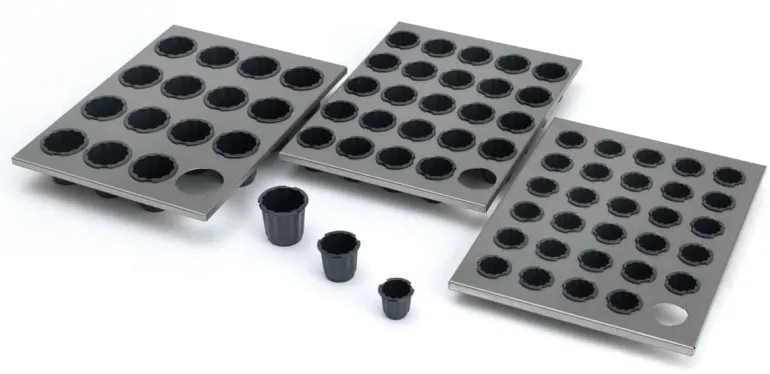 Plaque de cannelés Exoglass® Ø 3,5 x ht 3,5 cm (x 30) Matfer