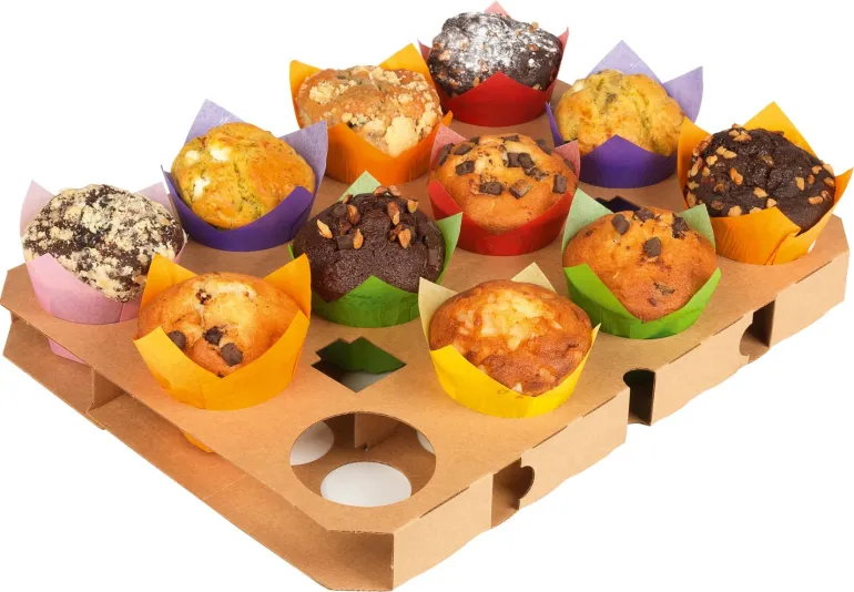 Plaque de cuisson (x 5) pour Tulipcups 39,5 x 29,5 cm Nordia