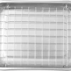 Plaque inox avec grille 30 x 22 cm Malis