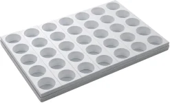 Plaque multimoules 35 gâteaux (60 x 40 cm) Rond Ø 6,5 cm Martellato