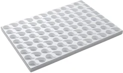 Plaque multimoules 96 mini-gâteaux (60 x 40 cm) Mini-virgule 5,5 x 3,5 cm Martellato