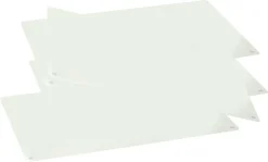 Plaques flexibles de rechange 4 blanches Matfer