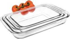 Plat de cuisson en verre (x 3) Ibili
