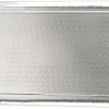Plateau buffet (x 25) métallisé argent 28 x 42 cm Nordia