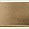 Plateau buffet (x 25) métallisé or 28 x 42 cm Nordia