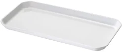 Plateau en mélamine blanc 53 x 32,5 cm