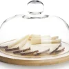 Plateau à fromage avec cloche en verre Ø 20 cm Ibili